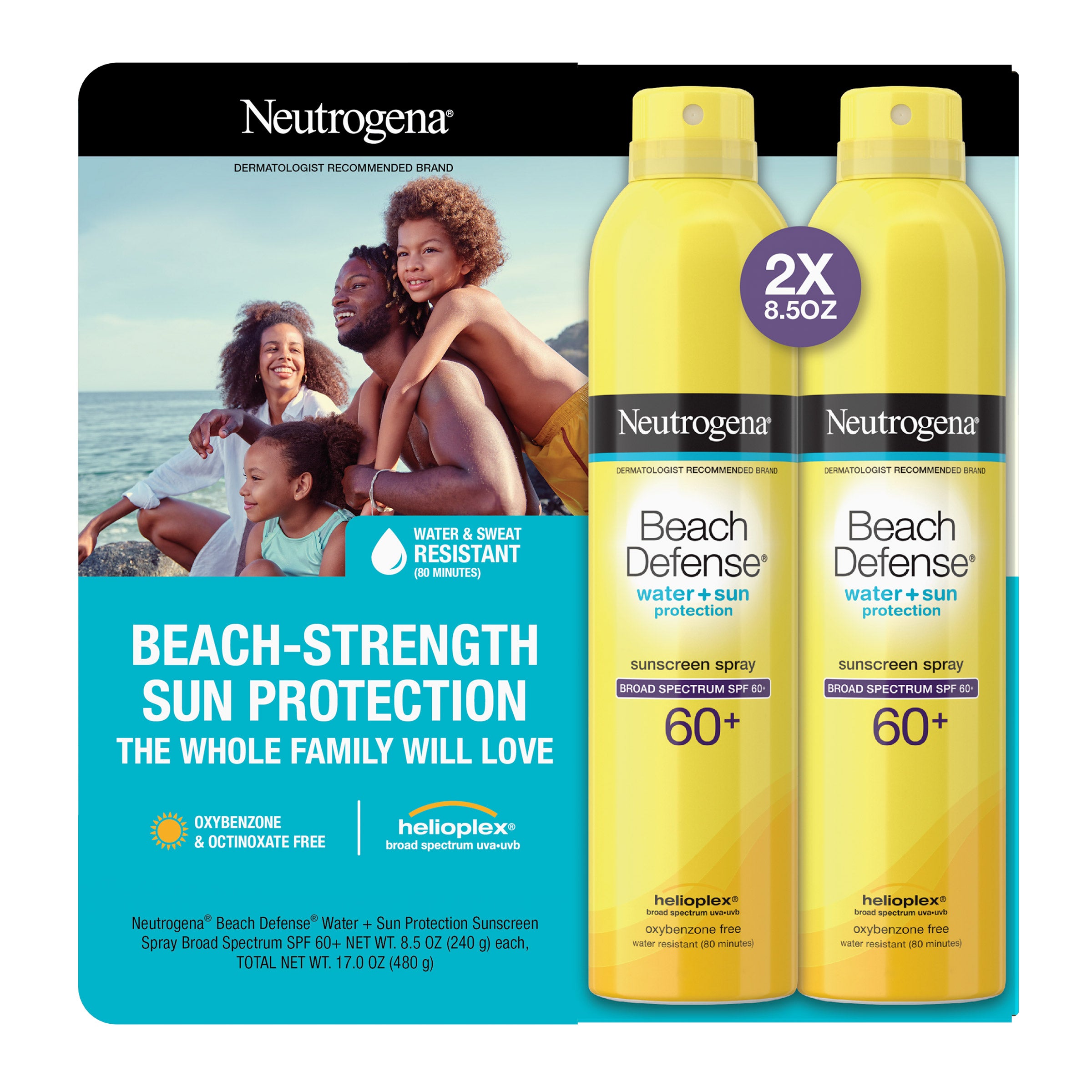 Neutrogena Beach Defense Sunscreen Spray SPF 60+