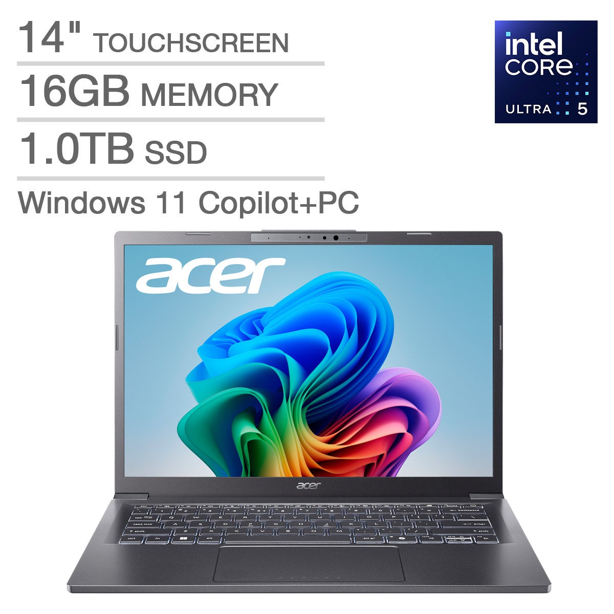 Acer Aspire 14" AI Copilot+ PC Laptop