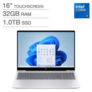HP OmniBook 7 16" Laptop - Intel Core 9 270H - 2K OLED 120Hz Touchscreen - 32GB Memory - 1TB SSD - Windows 11 Home